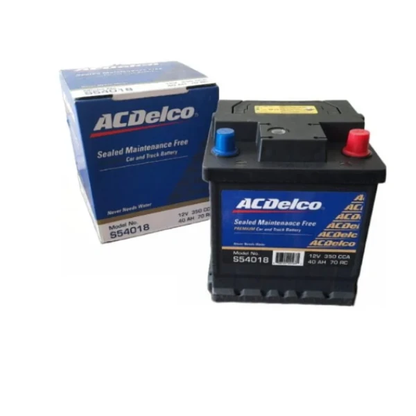 BATERIA ACDELCO 40AH 350CCA POSITIVO LADO DERECHO ( - + )